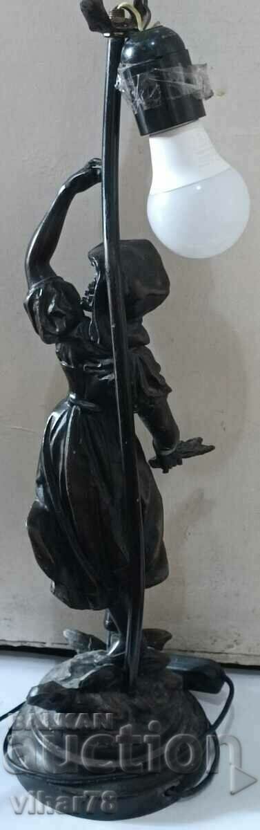 Delivery of Old figure lamp