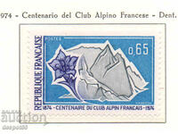 1974. Франция. 100-годишнината на Френския алпийски клуб.