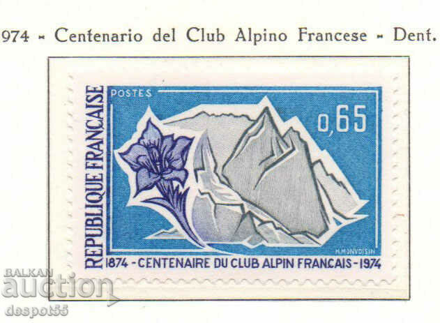 1974. Franţa. Cea de-a 100-a aniversare a Clubului Alpin Francez.