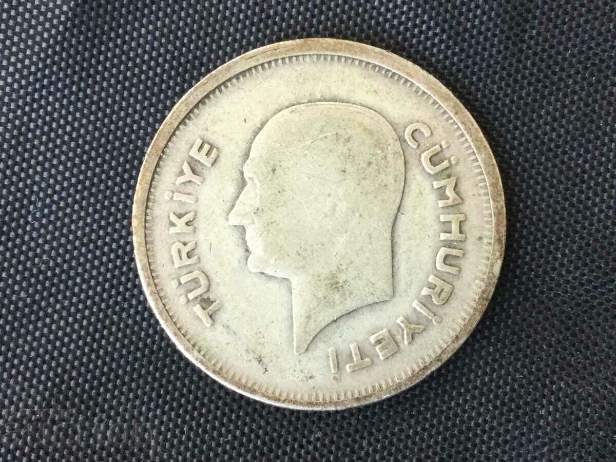 Τουρκία 50 kuruş 1935 Atatürk ασήμι με τιμή 29.00 BGN | € 14.83