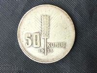 Турция 50 куруш 1935 Ататюрк сребро