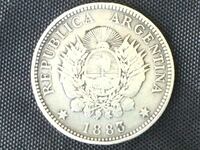 Argentina 20 centavos 1883 argint