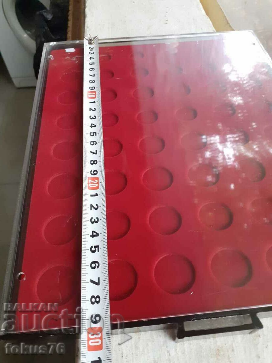 Luxury Lindner Coin Box - n4 - 5 Luxury Lindner Coin Box - n4 - 5