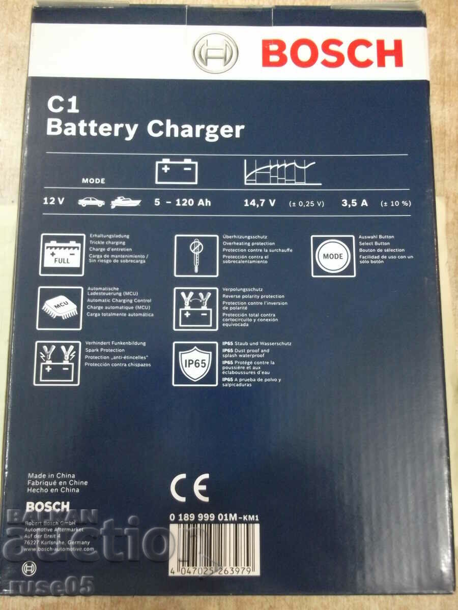 Charger "BOSCH C1" for batteries new - 5 Charger "BOSCH C1" for batteries new - 5