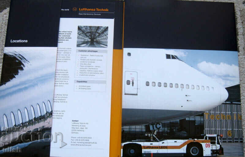 Lufthansa Technik service brochure catalog with price 20.00 BGN | € 10.23 Lufthansa Technik service brochure catalog with price 20.00 BGN | € 10.23