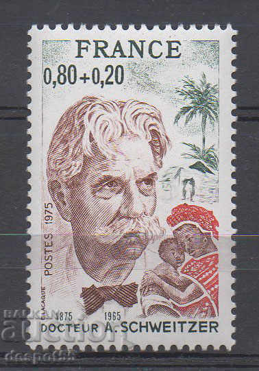 1975. France. 100 years since the birth of Dr. Albert Schweizer.