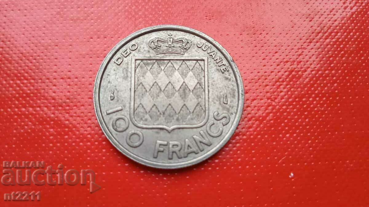 Monedă 100 franci Monaco