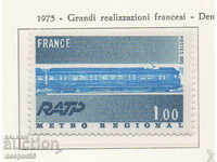 1975. Франция. Регионална експресна услуга на метрото.
