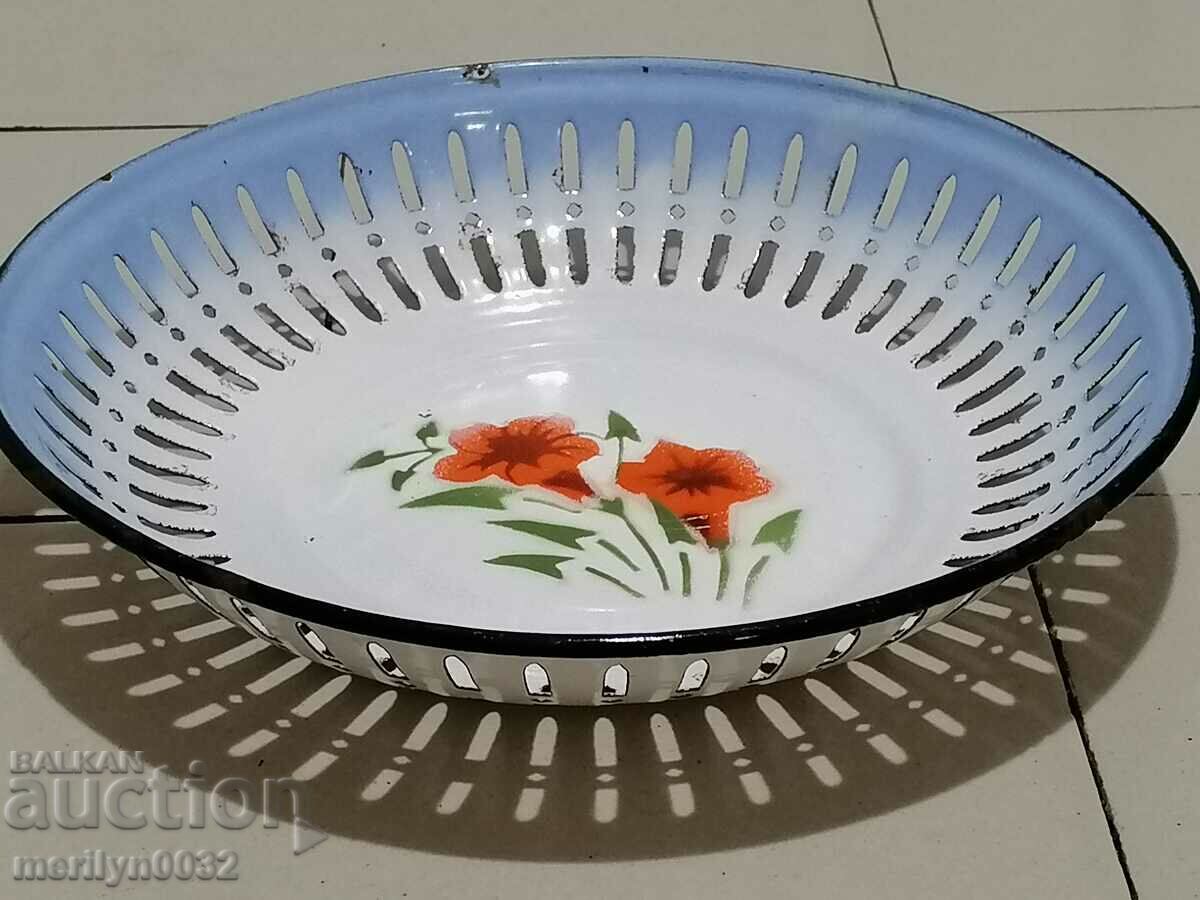 Old enamelled bread pan enamel from the 1960s - 7 Old enamelled bread pan enamel from the 1960s - 7