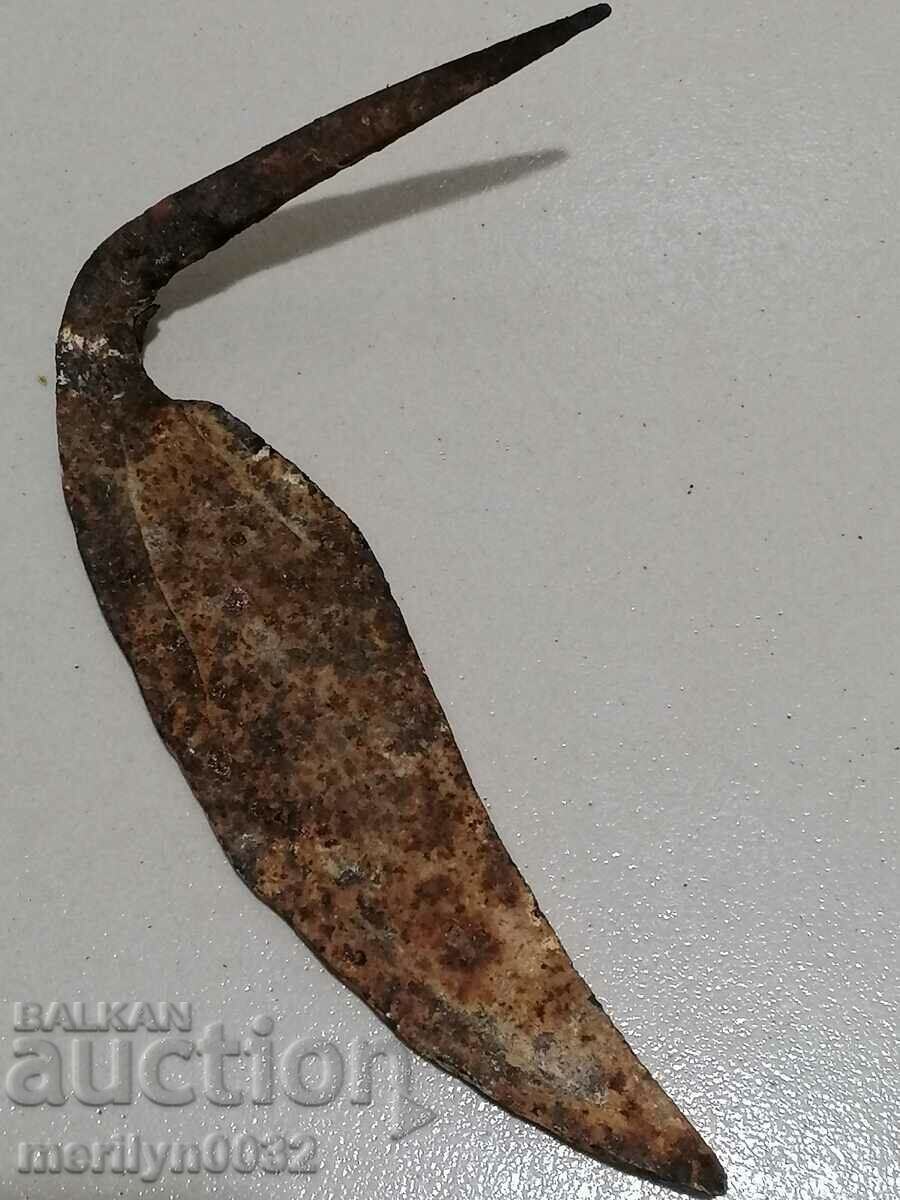 Koser primitive wrought iron, old tool - 7 Koser primitive wrought iron, old tool - 7