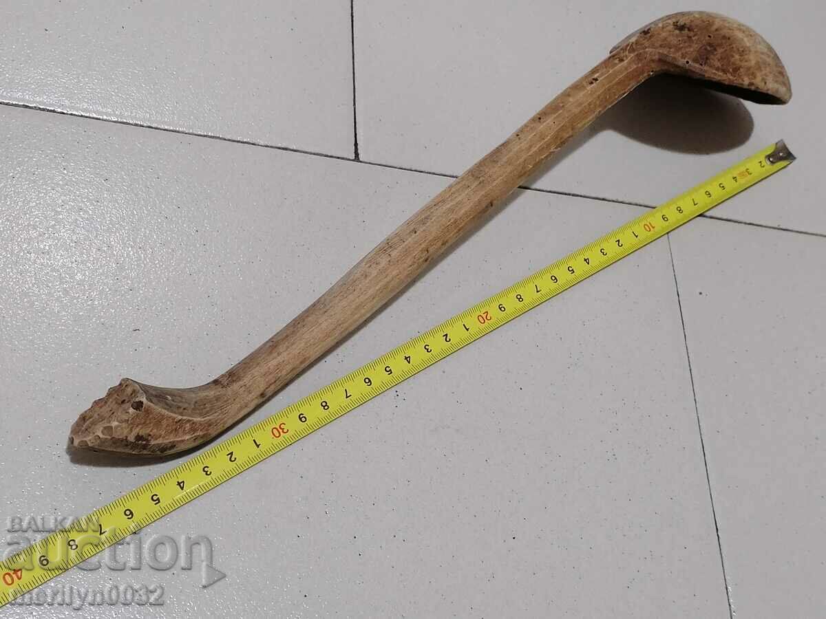 Livrarea lingura de lemn vechi, din lemn,