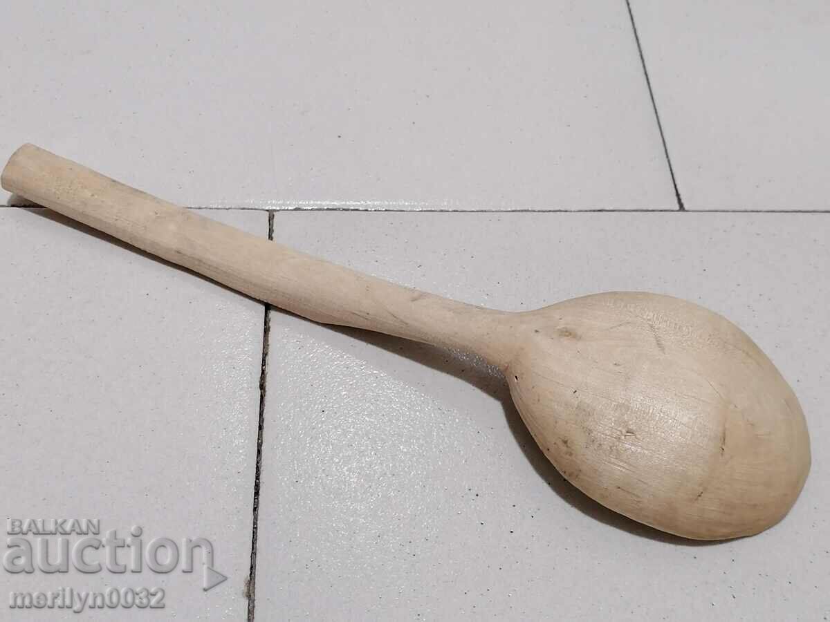 Auction Old wooden spoon, wooden, Auction Old wooden spoon, wooden,