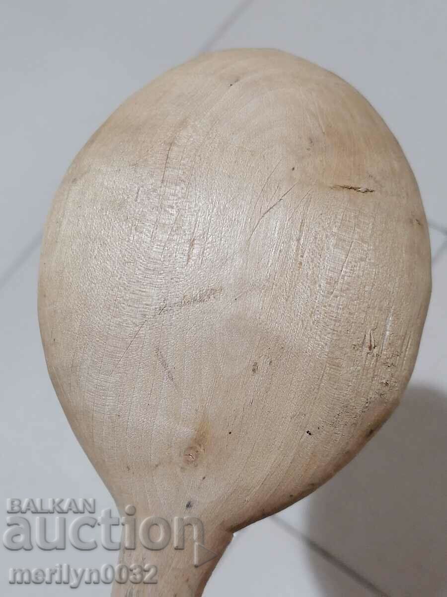 Old wooden spoon, wooden, - 5 Old wooden spoon, wooden, - 5