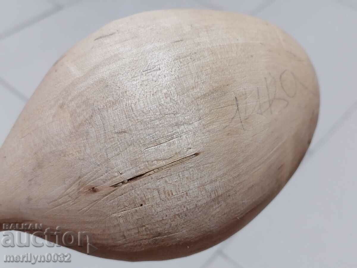 Old wooden spoon, wooden, - 5 Old wooden spoon, wooden, - 5