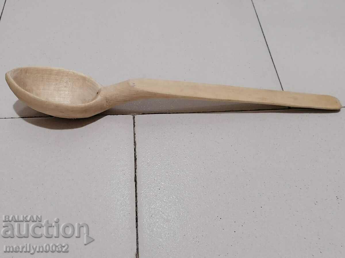 Old wooden spoon, wooden, with price 31.00 BGN | € 15.85