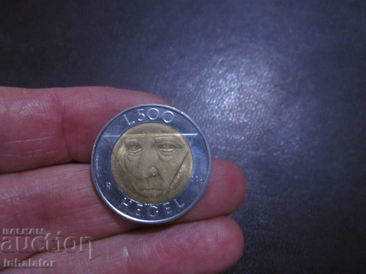 San Marino 500 lira 1996 - Hegel
