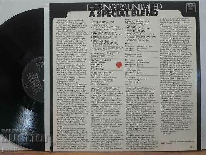 The Singers Unlimited - Ένα ιδιαίτερο μείγμα με τιμή 18.00 BGN | € 9.20 The Singers Unlimited - Ένα ιδιαίτερο μείγμα με τιμή 18.00 BGN | € 9.20