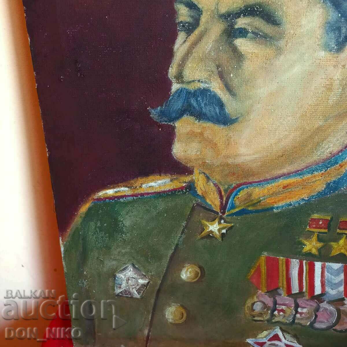 Delivery of Portrait of Joseph Vissarionovich Stalin Delivery of Portrait of Joseph Vissarionovich Stalin