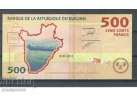 Бурунди - 500 франка 2015 г