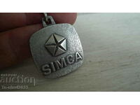 Old key holder -SIMCA- Made in FRANCE