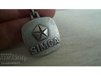 Old key holder -SIMCA- Made in FRANCE