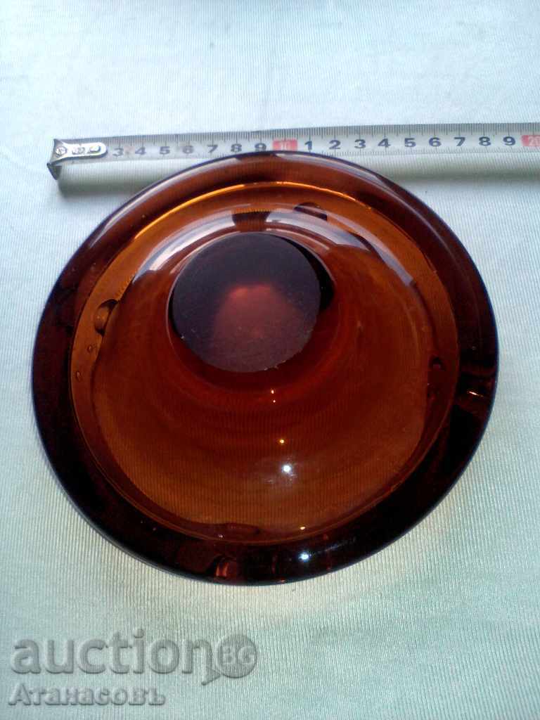 Ashtray brown glass with price 19.99 BGN | € 10.22 Ashtray brown glass with price 19.99 BGN | € 10.22