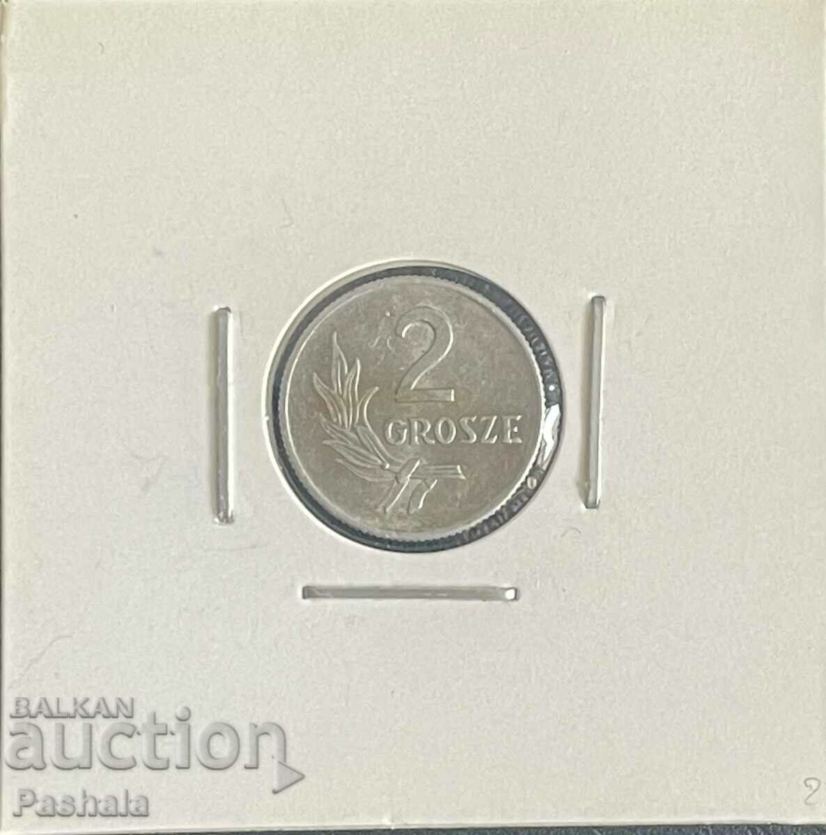 Полша 2 грош 1949 г.