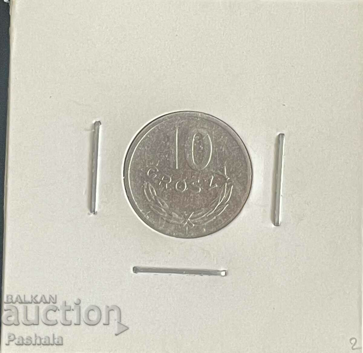 Полша 10 гроша 1949 г.