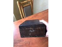 WOOD JEWELRY BOX OLD BOX