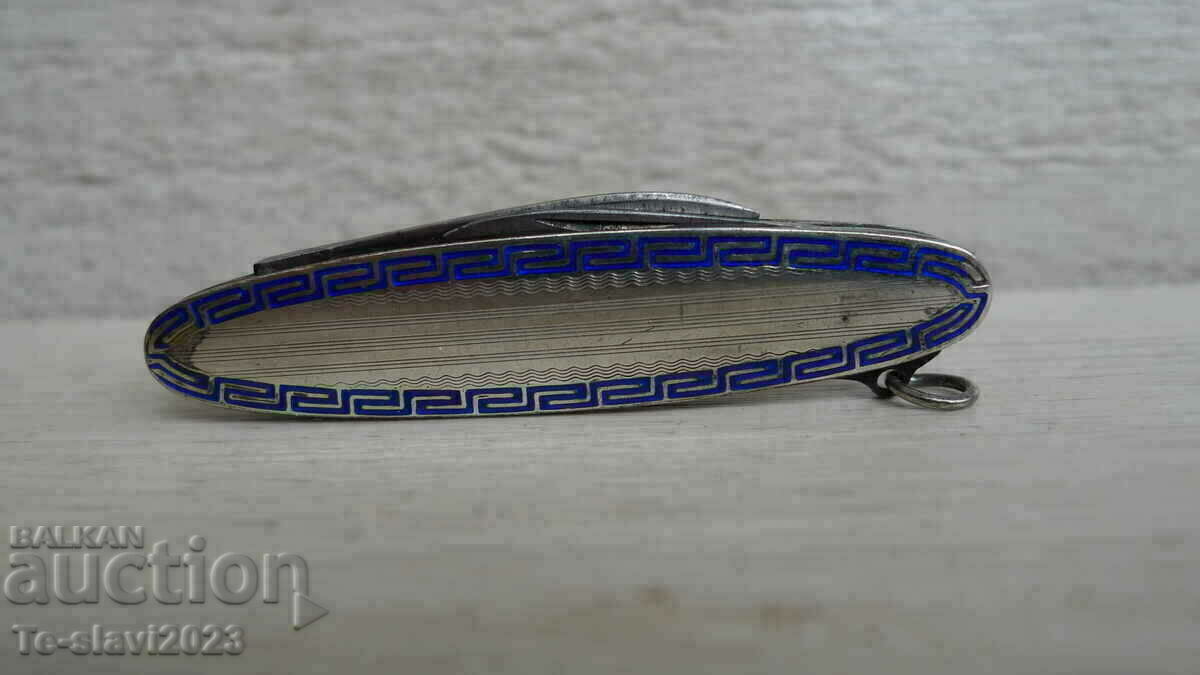 COLLECTOR'S POCKET KNIFE- -SOLINGEN- enamel