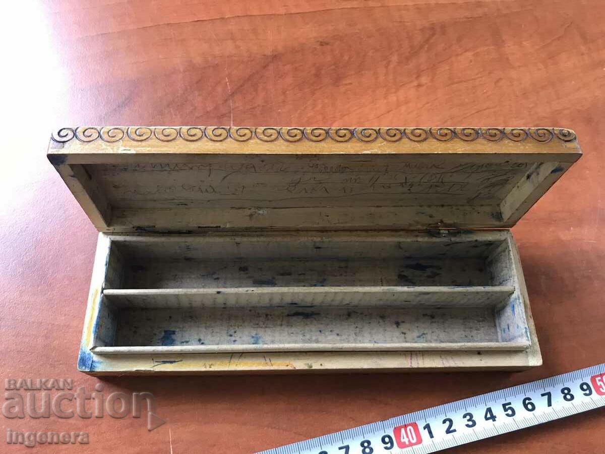 Delivery of PEN BOX WOOD ANTIQUE PYROGRAPHY FROM SOCA Delivery of PEN BOX WOOD ANTIQUE PYROGRAPHY FROM SOCA