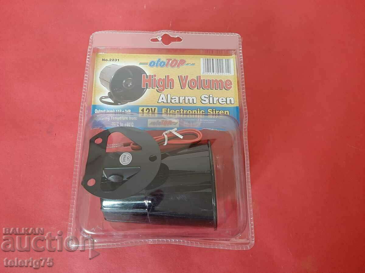 Powerful Electronic Car Alarm Siren-12V, 118dB