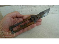 19th century Old forged vine shears - RARE