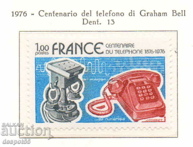 1976. Франция. 100-годишнината на телефона.