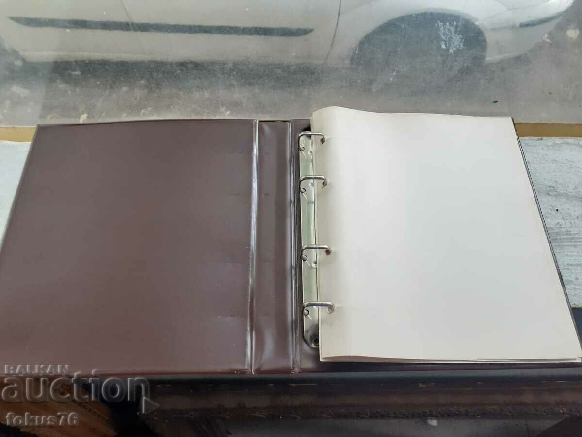 Luxury leather German album folder with price 30.00 BGN | € 15.34 Luxury leather German album folder with price 30.00 BGN | € 15.34