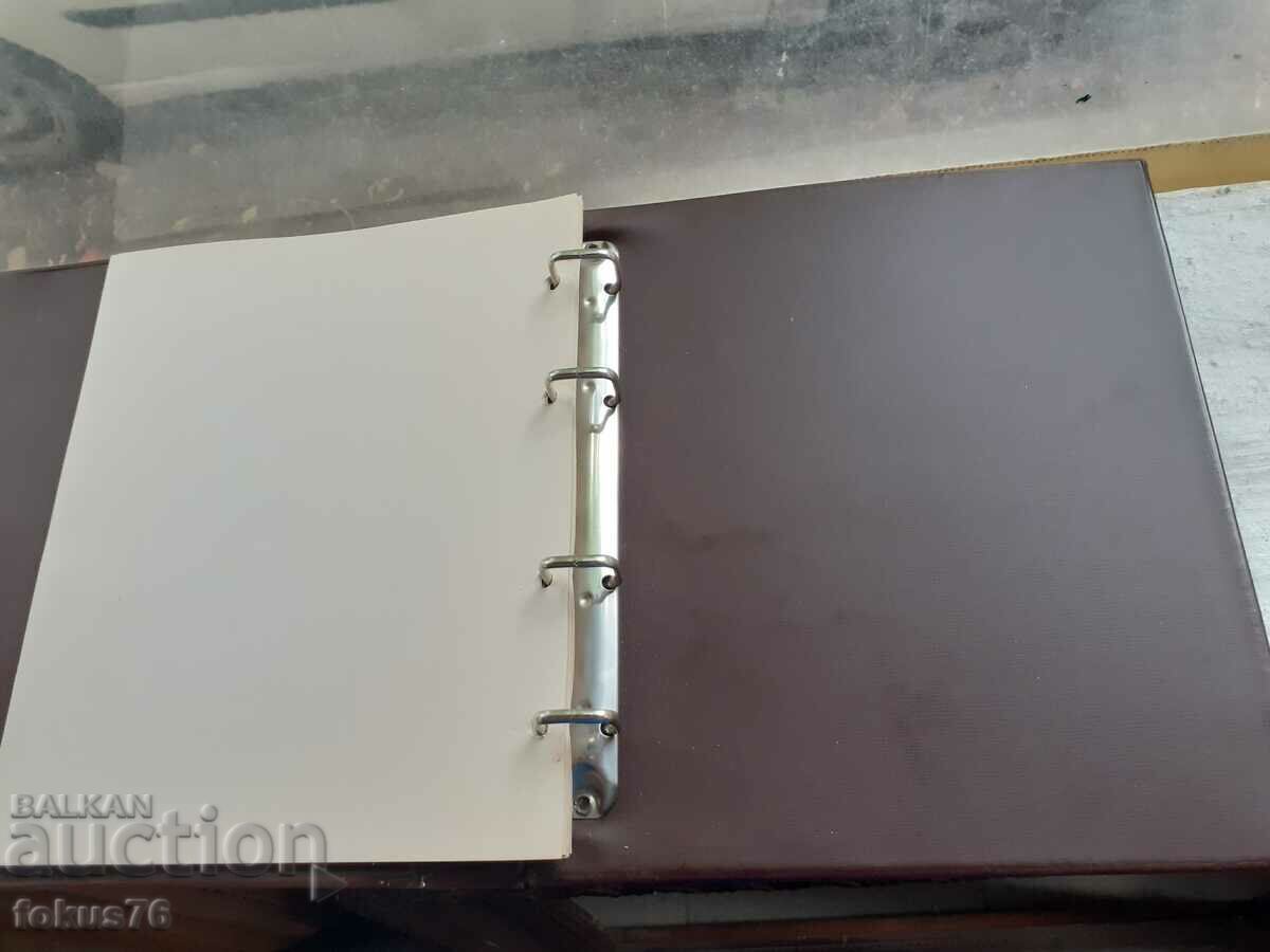 Auction Luxury leather German album folder Auction Luxury leather German album folder