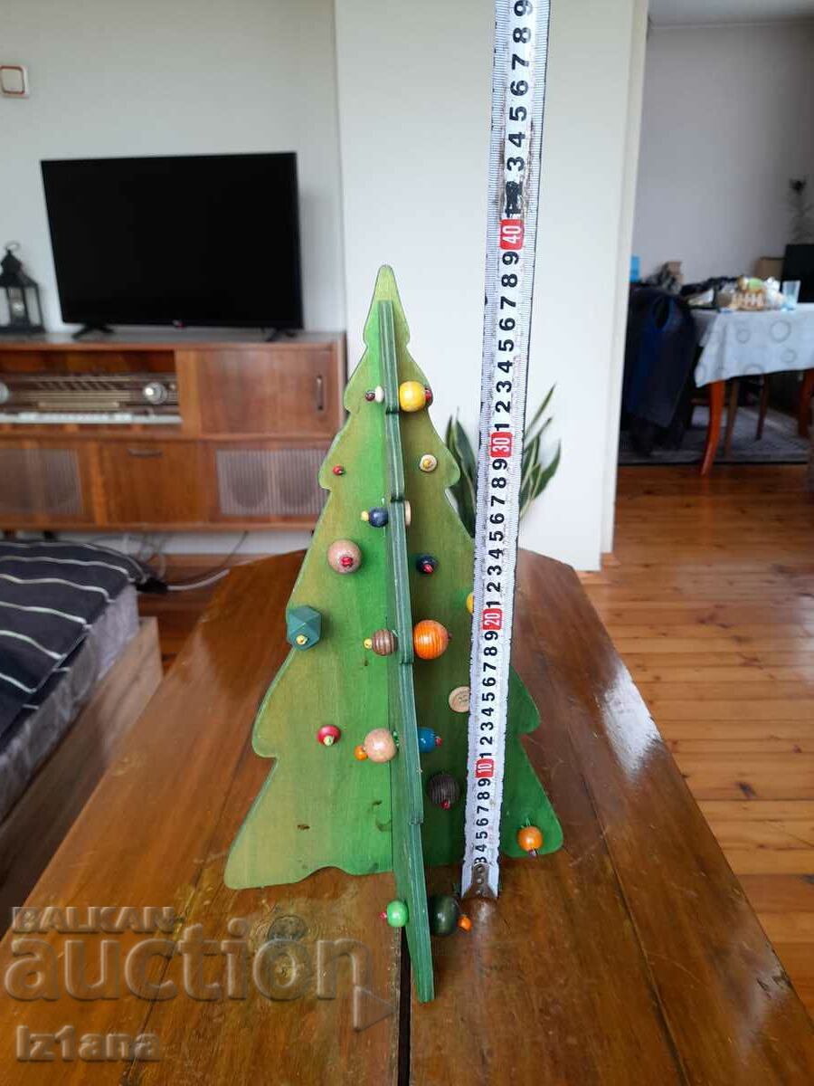 Auction Old wooden Christmas tree Auction Old wooden Christmas tree
