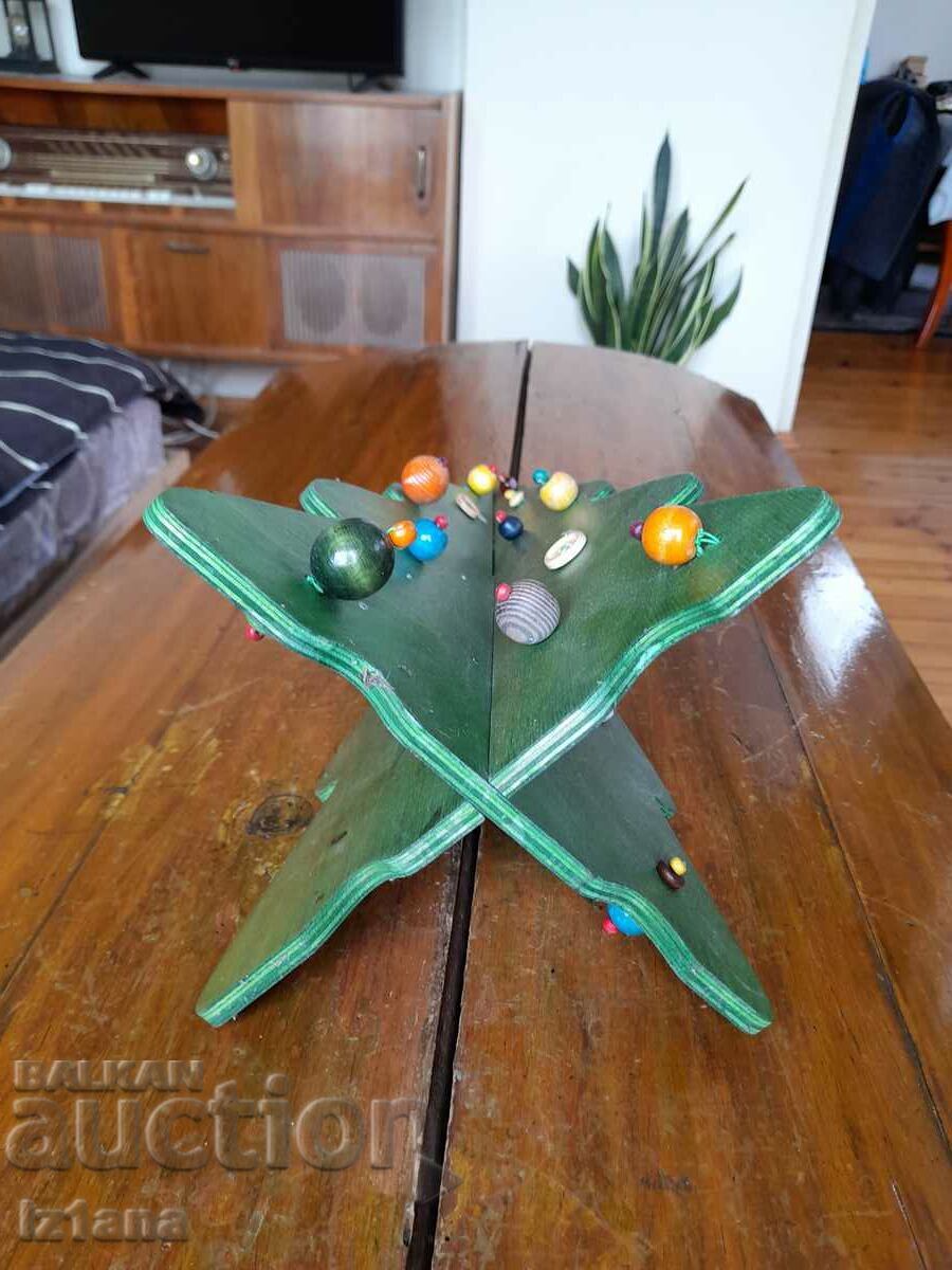 Old wooden Christmas tree - 5 Old wooden Christmas tree - 5