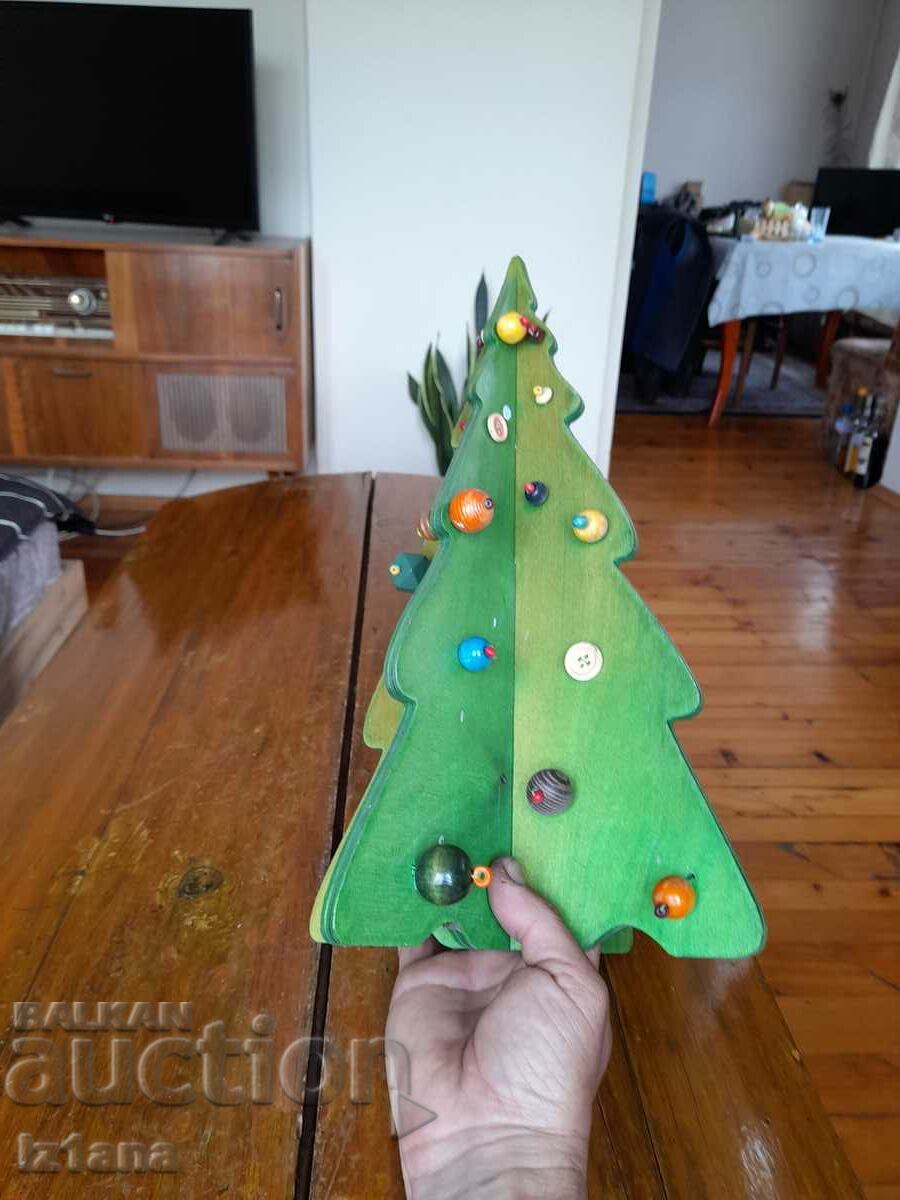 Old wooden Christmas tree - 6 Old wooden Christmas tree - 6