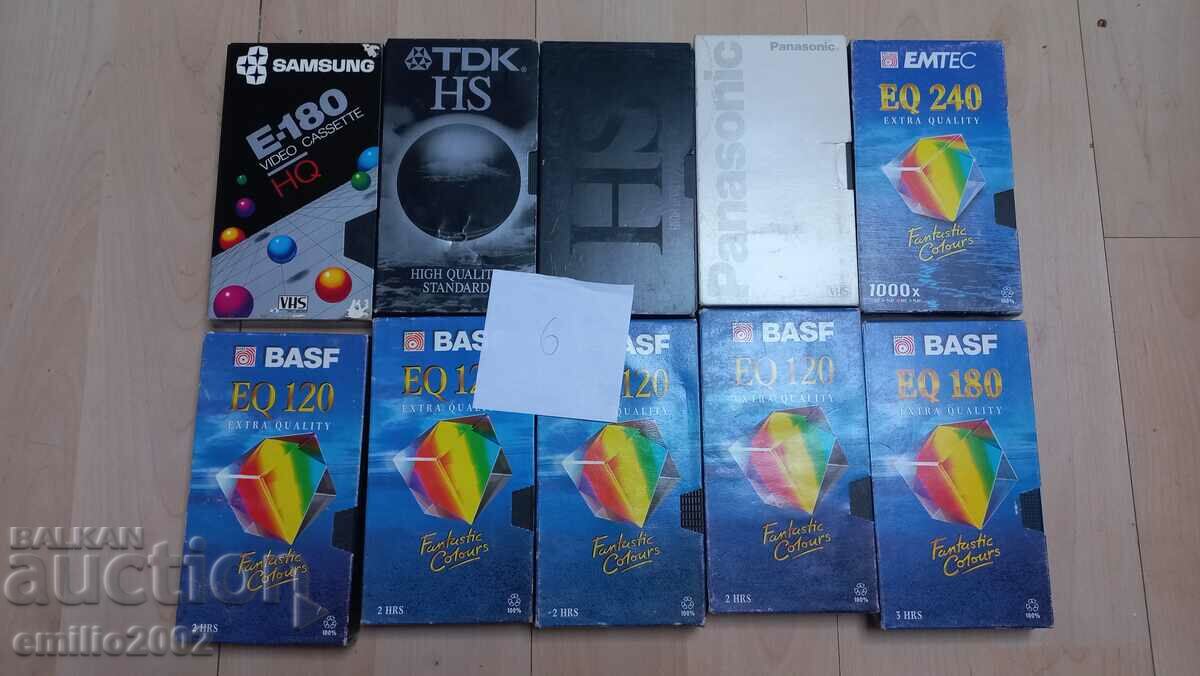 Video cassettes 10 pcs 06