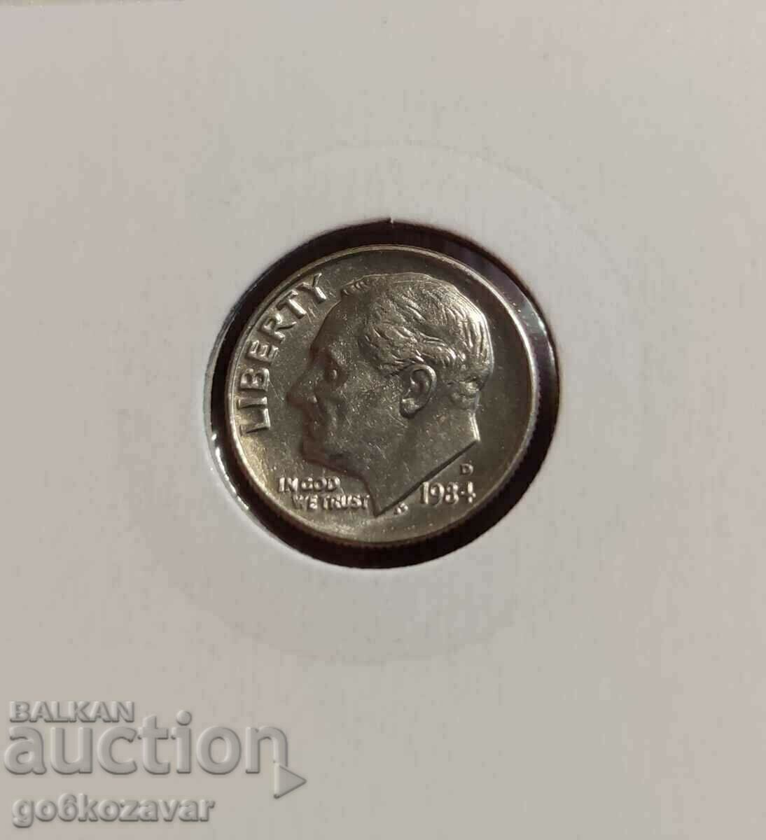 USA 1 dime 1984 with price 1.00 BGN | € 0.51 USA 1 dime 1984 with price 1.00 BGN | € 0.51