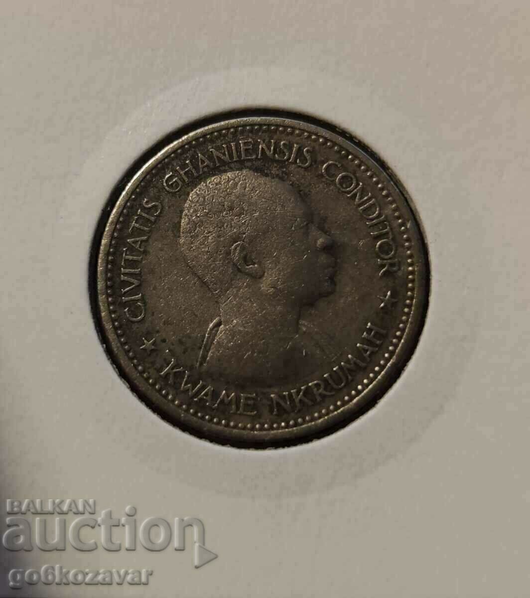 Ghana 2 shillings 1958 with price 5.90 BGN | € 3.02 Ghana 2 shillings 1958 with price 5.90 BGN | € 3.02