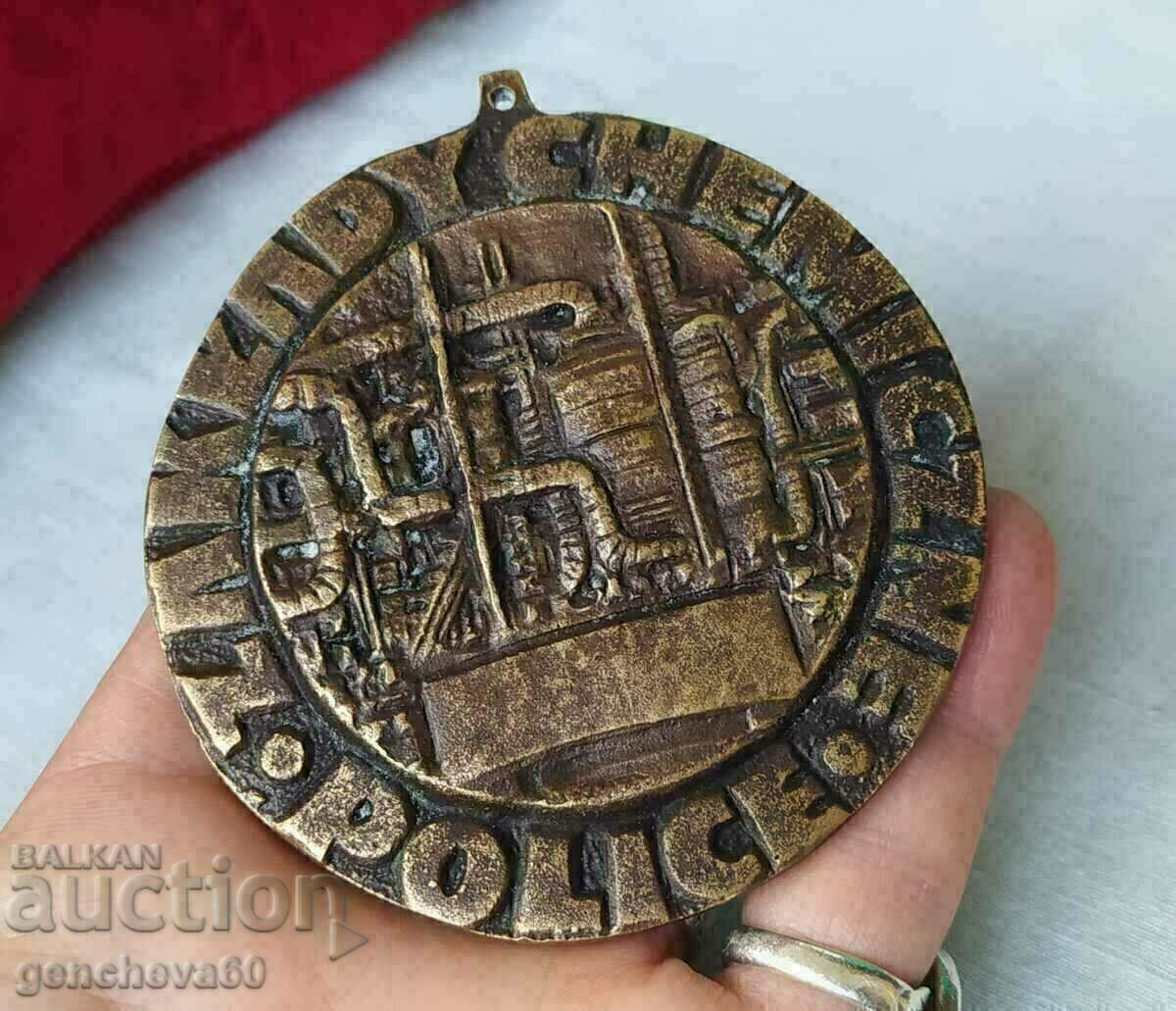 Rare old bronze POLICE plaque Rare old bronze POLICE plaque