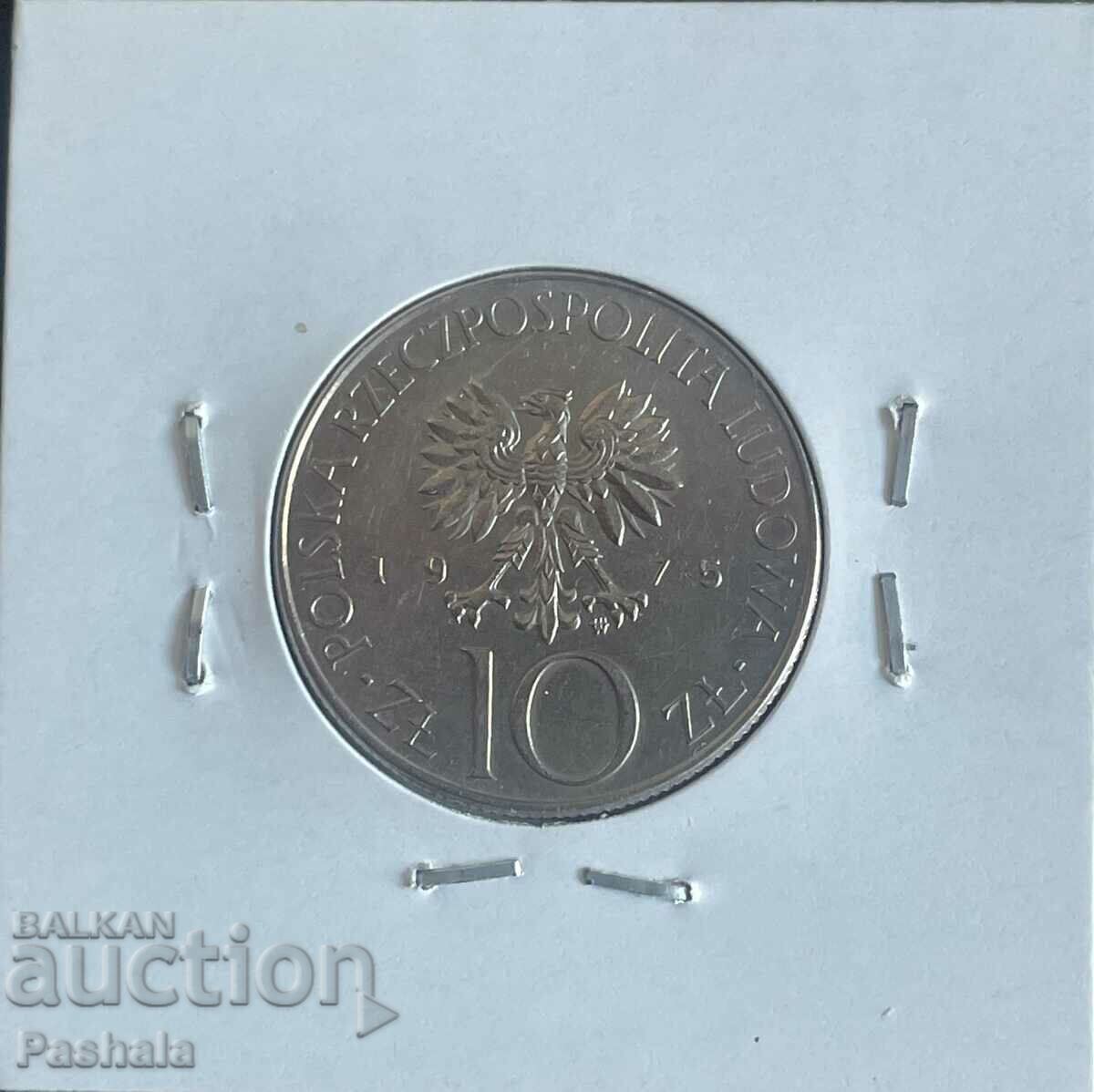 Poland 10 zlotys 1975 with price 1.00 BGN | € 0.51 Poland 10 zlotys 1975 with price 1.00 BGN | € 0.51