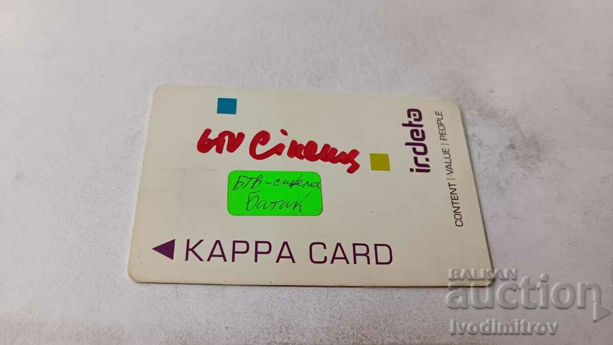 KAPPA CARD card