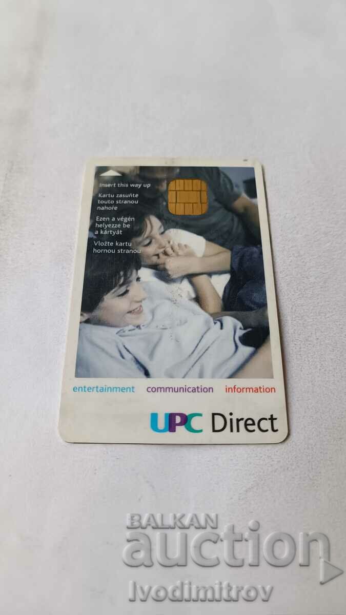 UPC Direct card with price 1.85 BGN | € 0.95 UPC Direct card with price 1.85 BGN | € 0.95