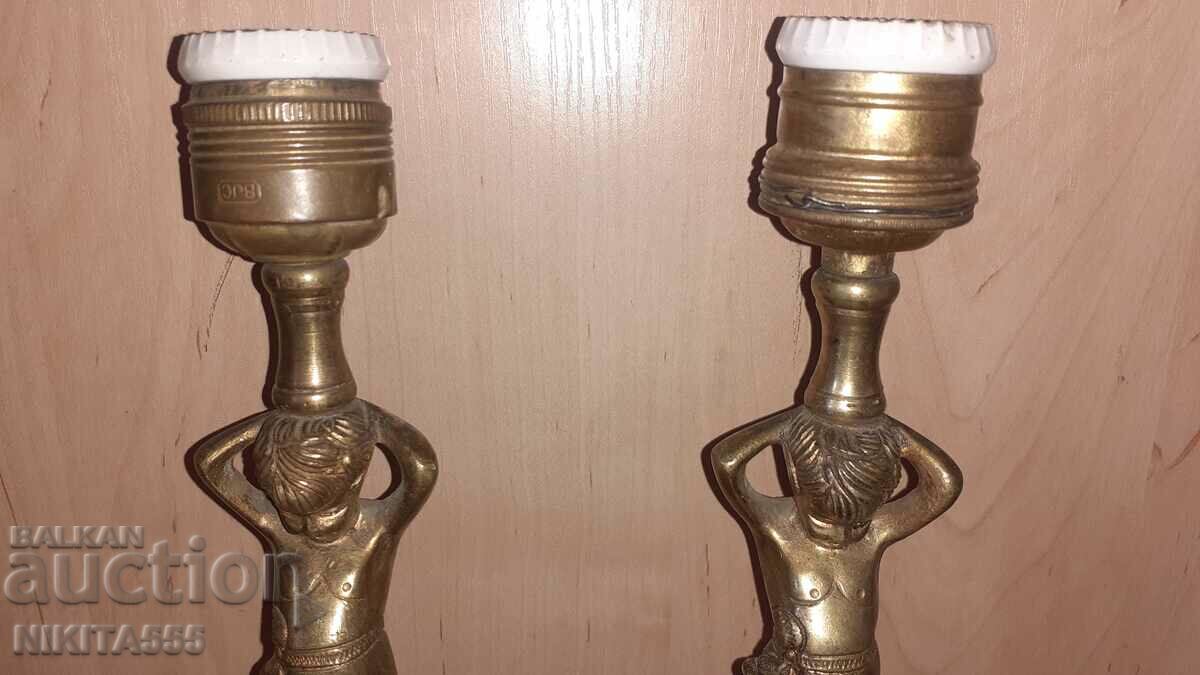 Beautiful night lamps made of bronze - 6 Beautiful night lamps made of bronze - 6