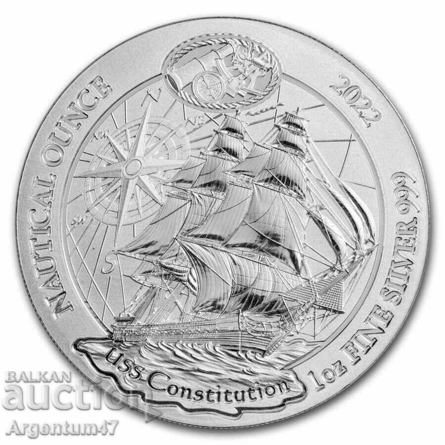 SILVER 1 OZ 2022 RWANDA - SHIP