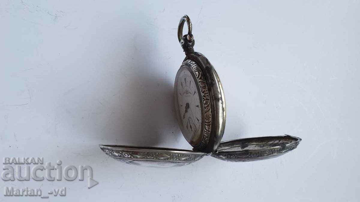 Silver ottoman telescope pocket watch - 5 Silver ottoman telescope pocket watch - 5