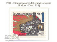 1982. Чехословакия. 50 г. от Голямата стачка на въгледобива.